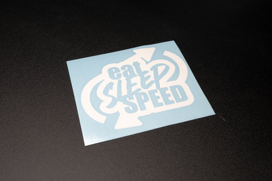 ‘eat SLEEP SPEED REPEAT’ JDM Vinyl Sticker