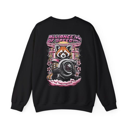 Red Panda with Turbo Sweatshirt