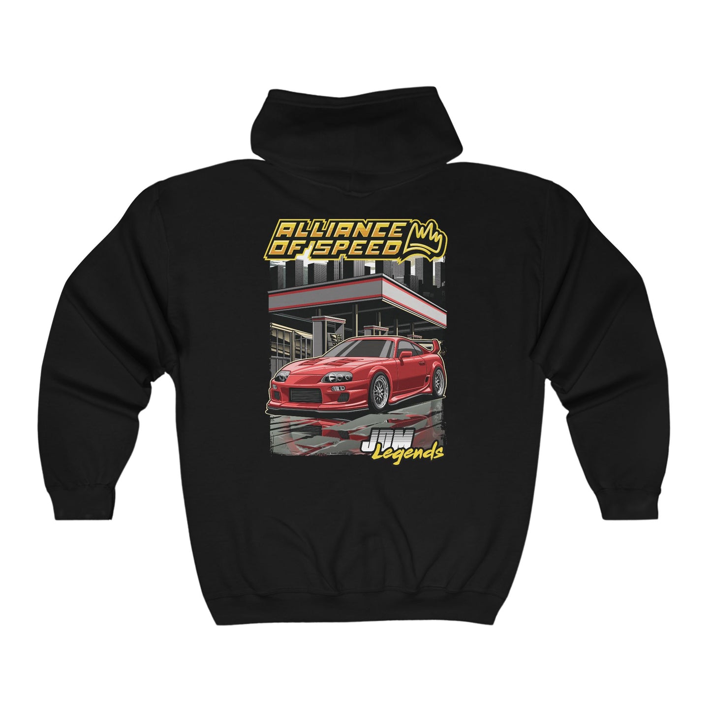 Sudadera con capucha y cremallera MK4 Supra - JDM Legends