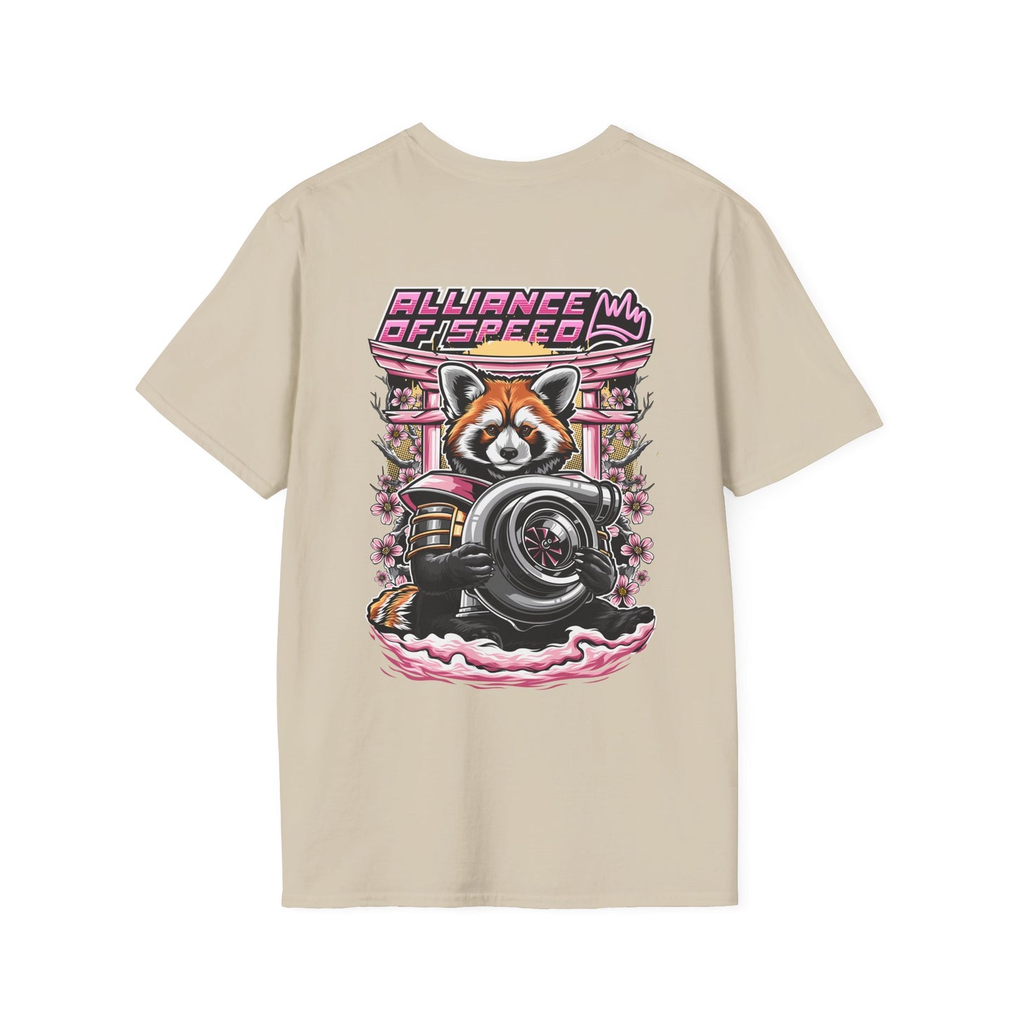 Red Panda with Turbo T-Shirt