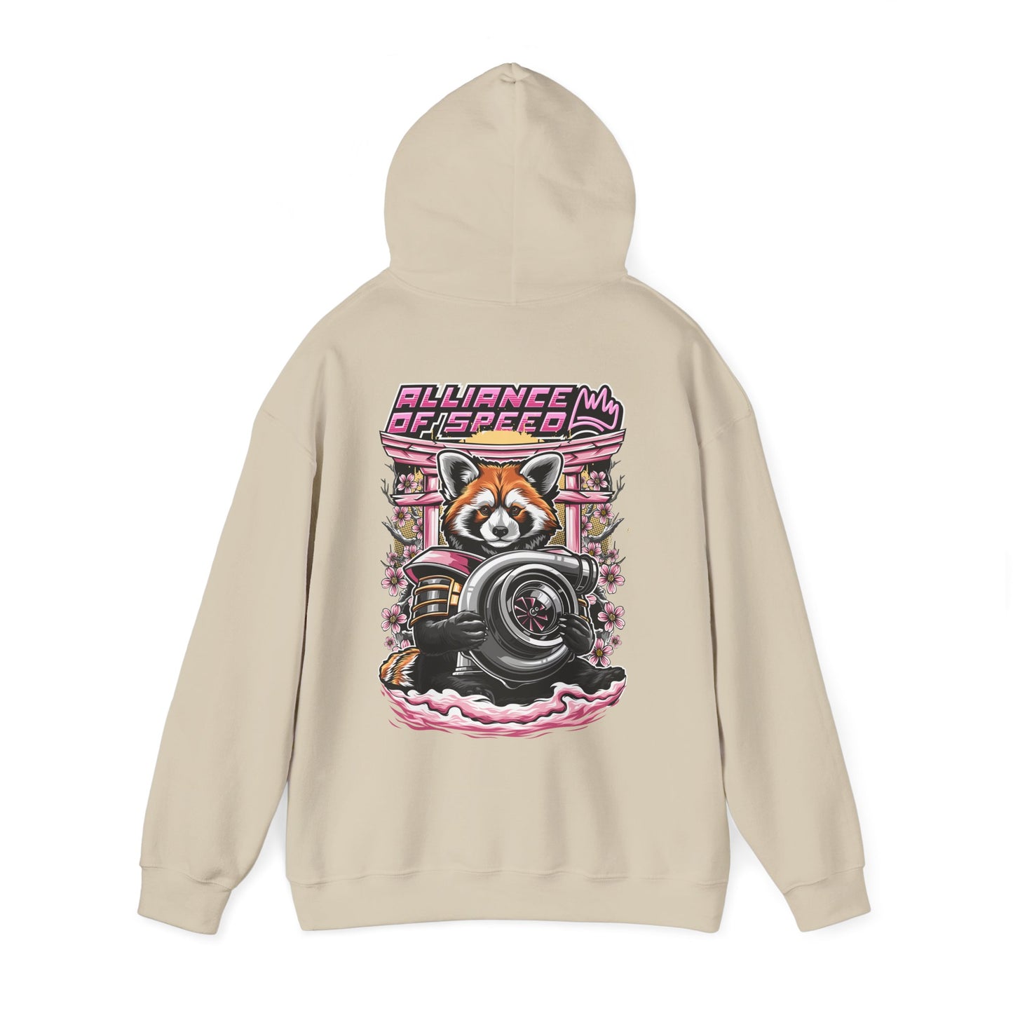 Red Panda with Turbo Hoodie