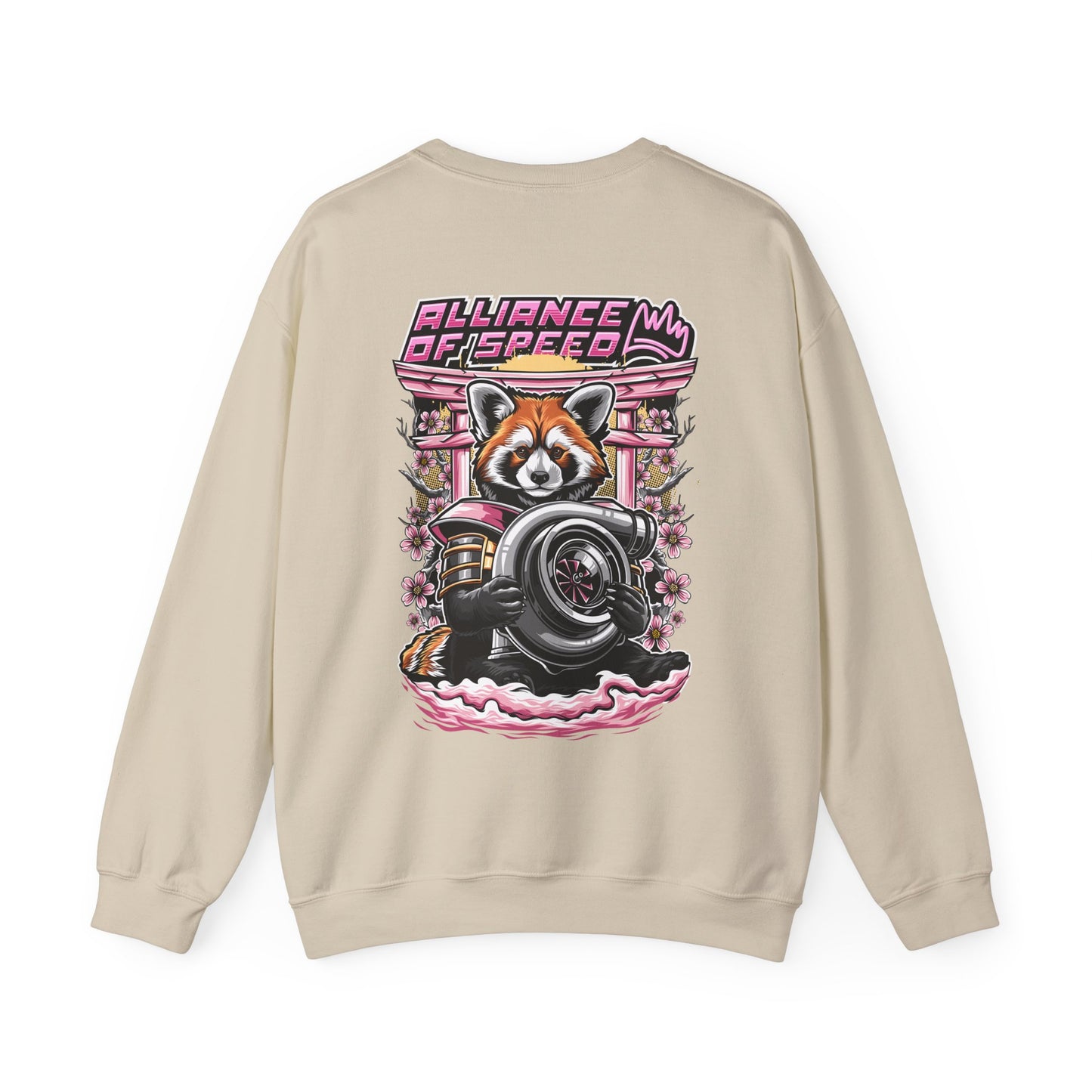 Red Panda with Turbo Sweatshirt