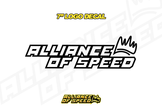 Alliance of Speed Logo Decal